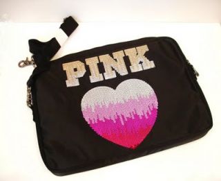 Victoria's Secret Pink Messenger Laptop Case Bag Bling