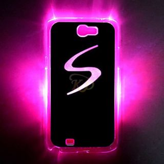 S5H Calling Sense LED Flash Light Case Cover for Samsung Galaxy Note 2 II N7100