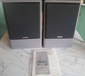 Tannoy System 8 NFM II Monitor Series Speakers w Operating Service Manual