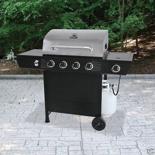 New Backyard Grill 4 Burner Propane Gas Grill BBQ Barbeque Stainless Steel LP RV
