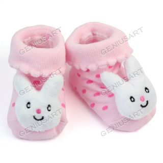 Baby Socks Anti Slip Newborn Shoes Animal Cartoon Slippers Boots Boy Girl Unisex
