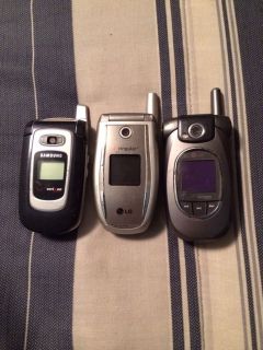 Lot of LG and Samsung Flip Phones
