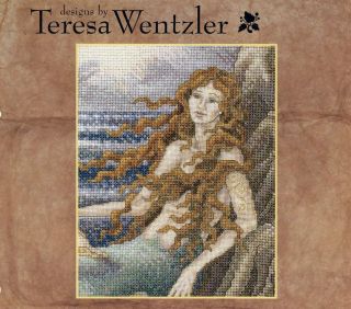 New Mermaid Cross Stitch by Teresa Wentzler