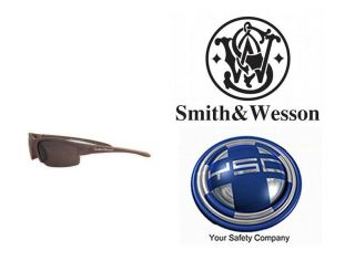 Smith Wesson Equalizer Safety Glasses Gun Metal Frame Smoke Anti Fog Lens