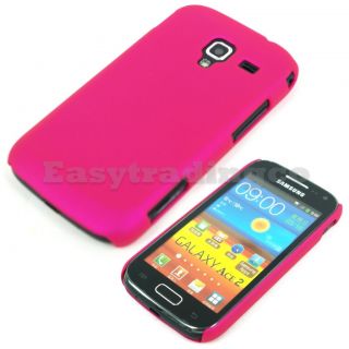 Hot Pink Hard Back Cover Case for Samsung Galaxy Ace 2 I8160