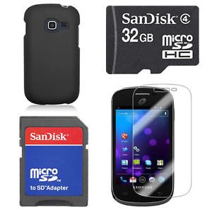 32GB Memory Card Cleaner Case Screen Protector for Samsung Galaxy Centura S738C