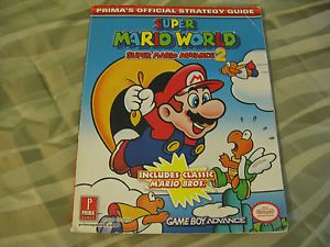 Super Mario Advance 2 Strategy Guide for Game Boy Advance Super Mario World
