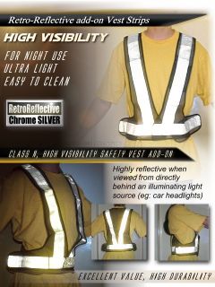 ★★ Reflective Security Work High Visibility Safety Vest