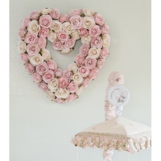 Glenna Jean Rosebud Heart Wreath