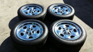 Chevy Camaro 18" Factory Wheels Rims P245 55R18 Tires Sensors Lip Nuts Chrom