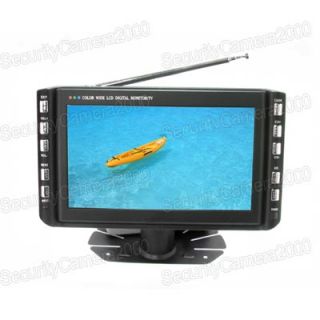 Portable 7 " TFT LCD Color Monitor Television TV OSD