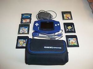 Original Nintendo Game Boy Advance w Games and Accessories