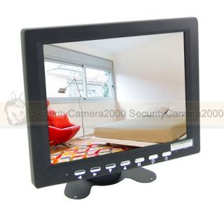 8 inch High Resolution TFT LCD Color CCTV Security Monitor with TV VGA RCA Input
