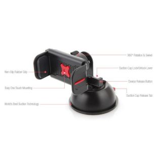 Exogear Exomount Touch All Surface Super Car Mount for Samsung Galaxy Note 3 S4