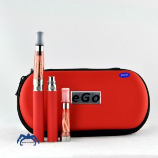 Red Electronic Vaporizer Ego CE4 Atomizer Clearomizer 900mAh Starter Kit