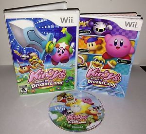 Kirby's Return to Dream Land Wii Wii U Complete Dreamland Kirbys Wiiu