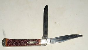 Vintage Kabar 1030 Old Timers Trappers Knife Two Blade Folding Pocket Knife