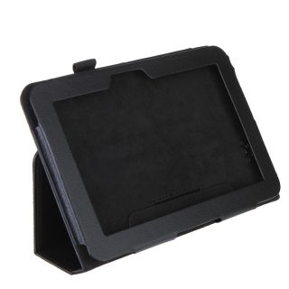 7" PU Leather Flip Case Cover Stand for  Kindle Fire HD Tablet PC Black