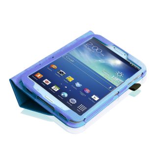 For Samsung Galaxy Tab 3 8 8 0" Tablet PU Leather Case Stand Cover Accessories