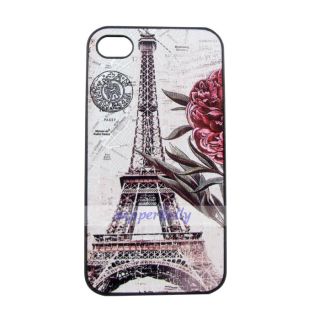 Classic Paris Relief Eiffel Tower Hard Case Cover for Apple iPhone 4 4S EF1