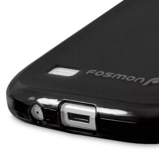 Flexible Rubber Skin Frosted Black TPU Cover Case Samsung Galaxy S4 Mini I9190