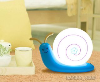 Lovely Snail Home Lamp LED Night Light Kids' Bedroom Wall Lamp USB Rechargeable