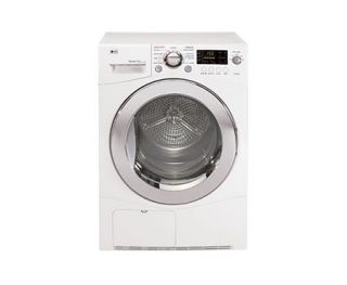 LG DLEC855W 24" Compact Ventless Electric Dryer Stainless Steel Drum Unboxed