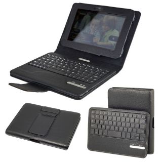 Removable Bluetooth Keyboard Leather Case Stand Cover for Kindle Fire HD 7“ Blk