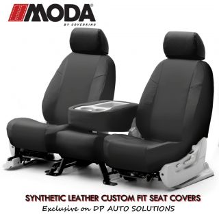 Toyota RAV4 Coverking Moda Synthetic Leather Custom Fit Seat Covers Front Row