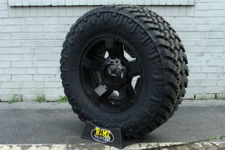 17" XD Rockstar 2 Rsii Wheels Black 285 75R17 Nitto Trail Grappler Tires 34"
