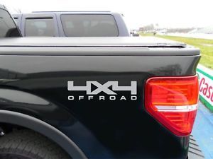 4x4 "Off Road" Pickup Truck Decals Chevy Dodge Ford Nissan Toyota 