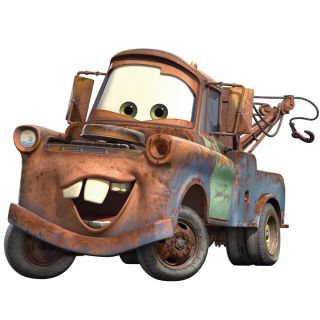 New Giant Mater Wall Decals Disney Cars Tow Truck Bedroom Stickers Kids Decor