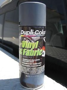 Vinyl Fabric Spray Paint Charcoal Gray Dash Covers