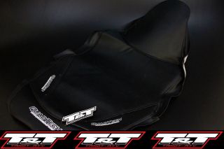 Quadtech 450R Seat Cover Honda TRX 450R Seat Cover Quad Tech Cover Blk Black Blk