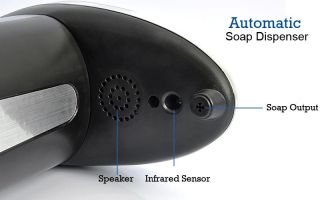 Smart Touch Free Automatic Soap Dispenser with IR Sensor 400ml Battery Powered