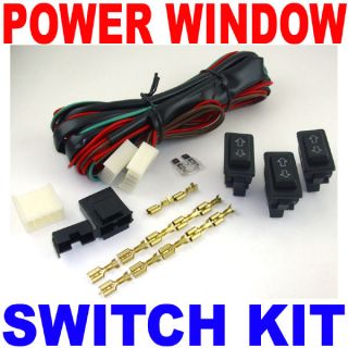 Spal 3 Rocker 5 Wire Switch Kit Door Lock Power Windows