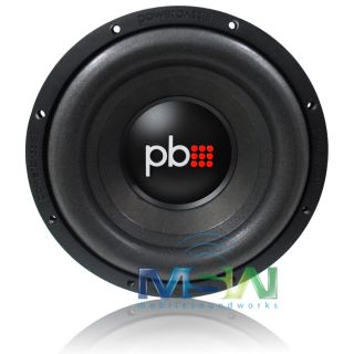 Powerbass® s 104X 10" Single 4 Ohm Car Audio Subwoofer Sub Woofer 550W Max S104X 823871004218