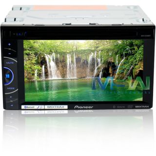 New Pioneer® AVH X2500BT 6 1" 2 DIN DVD USB  Bluetooth Car Stereo Receiver