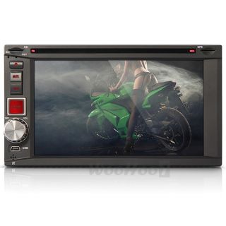 Universal 6 2" Car DVD Player in Dash 2 DIN Digital Touchscreen Fixed Front 480p