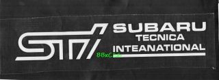 Japan STI Subaru Racing Race Car Motors Decal Sticker