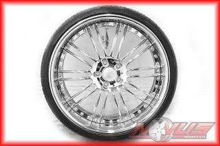 21" Forged Chrome Wheels Pirelli Tires Staggered Ford Lexus 5x114 3 20 19 22
