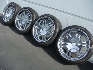 Lowenhart Chrome Wheels Rims Pirelli 285 35 24 Tires for Rolls Royce Phantom