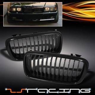 95 02 BMW 7 Series E38 740i 740IL 750iL Replacement Black Front Hood Grille