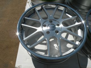 20" Gianelle Yerevan Silver Wheels BMW 6 Series 645CI 650i M6 E63 E64 Staggered