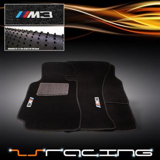 92 98 BMW E36 3 Series 2 4DR M3 Black Floor Mats Carpet 4pcs