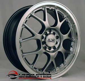 17" adr M Sports Style Hyper Black Wheels Rims Fit Mitsubishi Toyota Volvo VW