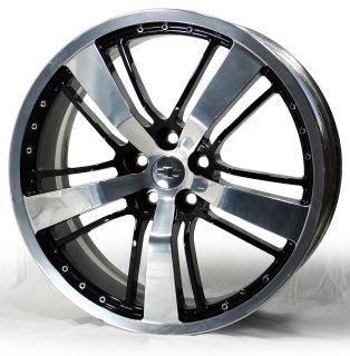 21" Factory Chevrolet Camaro Wheels Polished and Black 5467 5468
