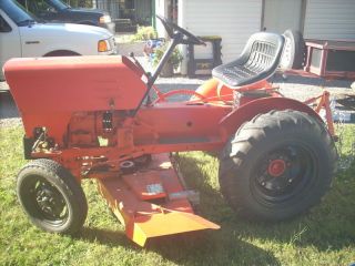 1978 Power King Economy Tractor 45965 Mower Plow Tire Chains Trailer