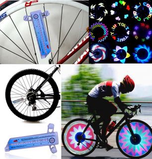 32 LED Patterns Cycling Bikes Bicycles Rainbow Wheel Signal Tire Spoke Light
