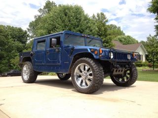 37 Mud Tires on 24in 8 Lug Hummer Dodge Chevy 2500 3500 Wheels Rims